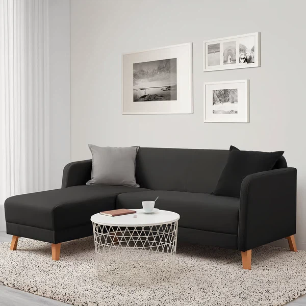 IKEA LINANÄS Sofa with chaise