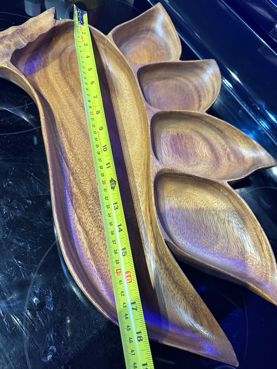 MCM Blair Hawaii Monkeypod Wooden Serving Platter - photo 3