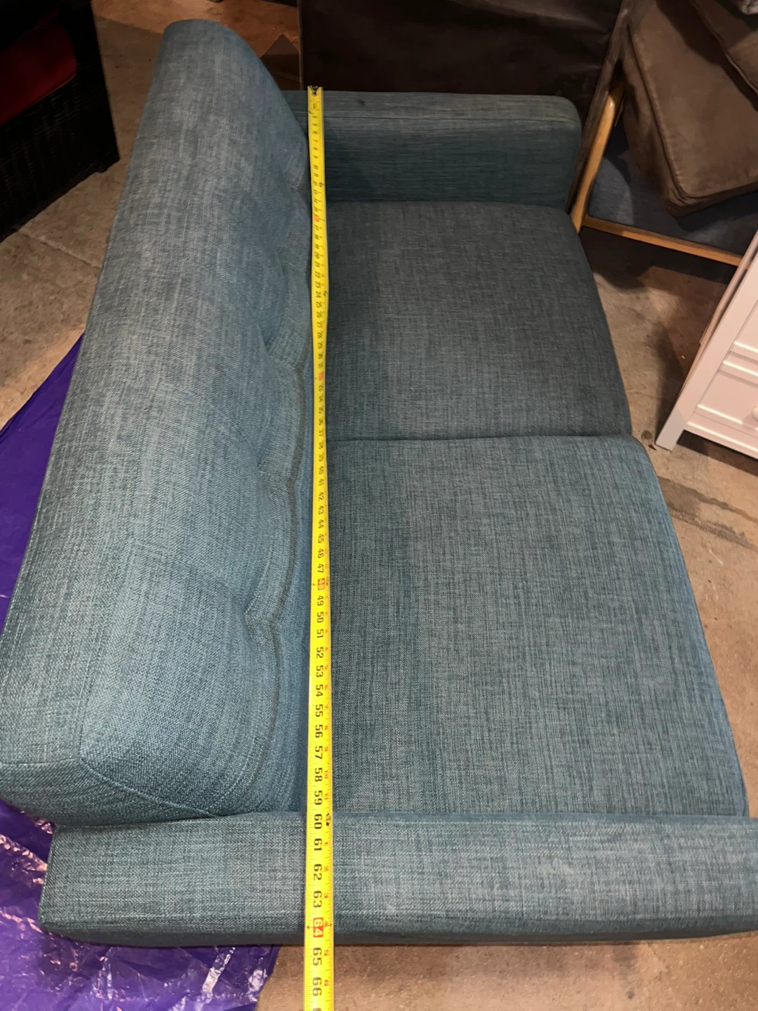 Nice Mid-Century Modern Teal Loveseat ! 🛋️ 🙌 - photo 3