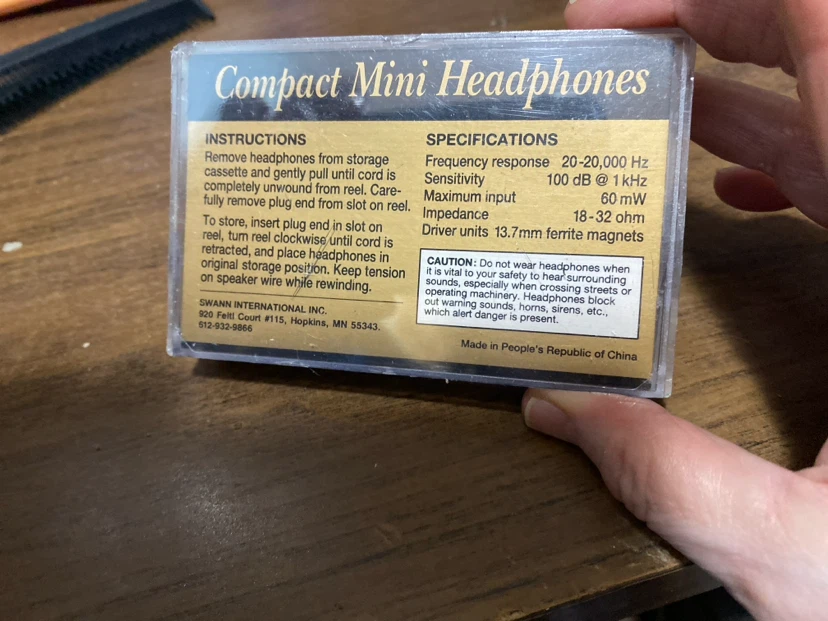 Swann International Compact Mini Headphones - photo 2