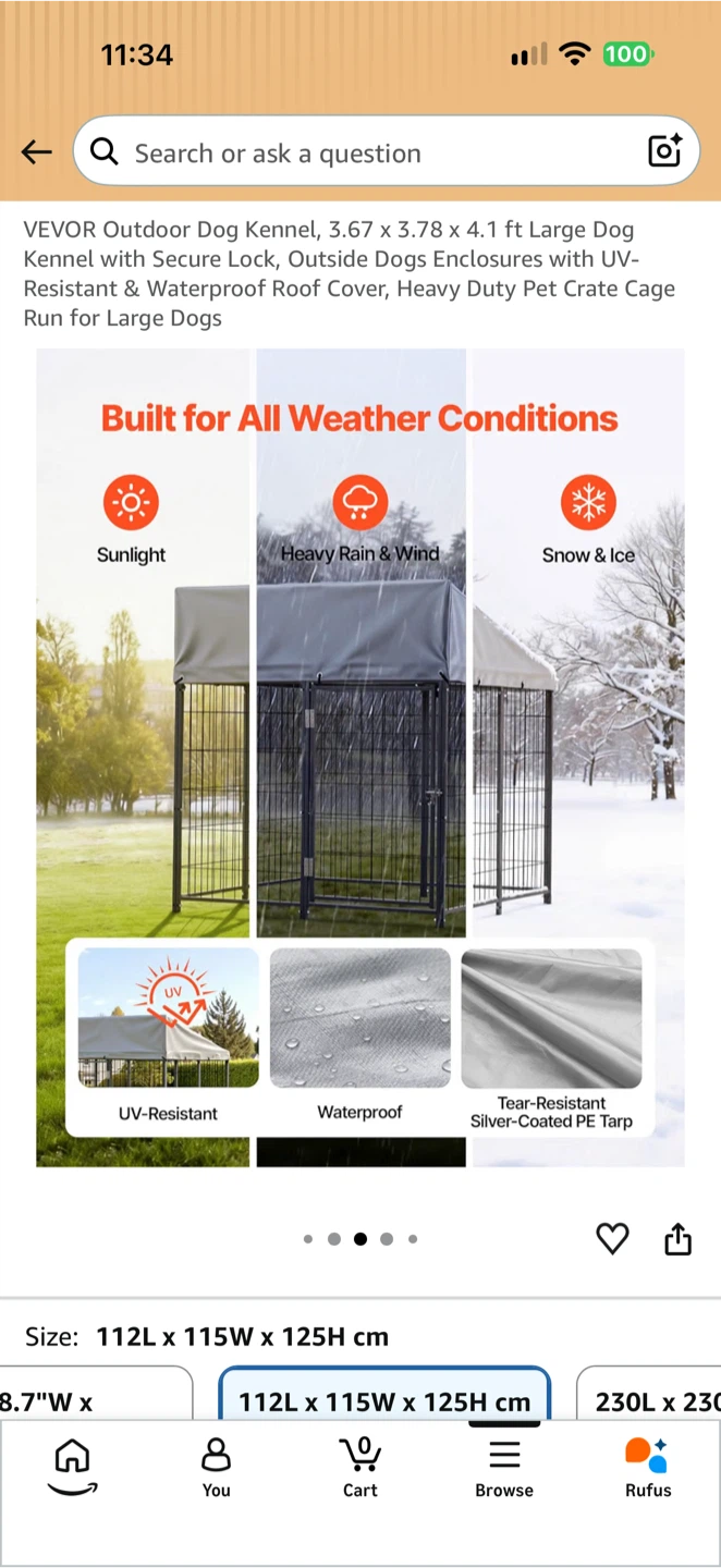 Outdoor/indoor Dog Kennel - photo 3
