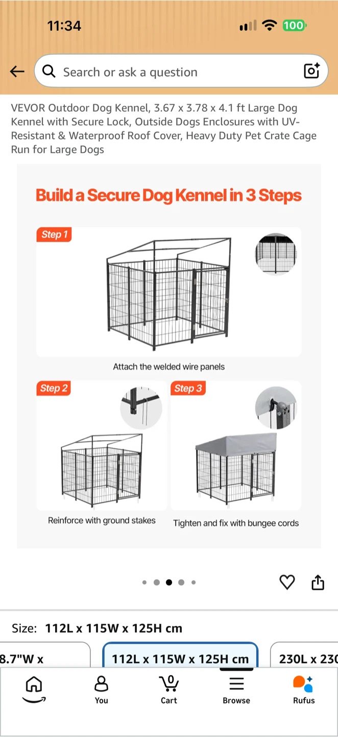 Outdoor/indoor Dog Kennel - photo 4