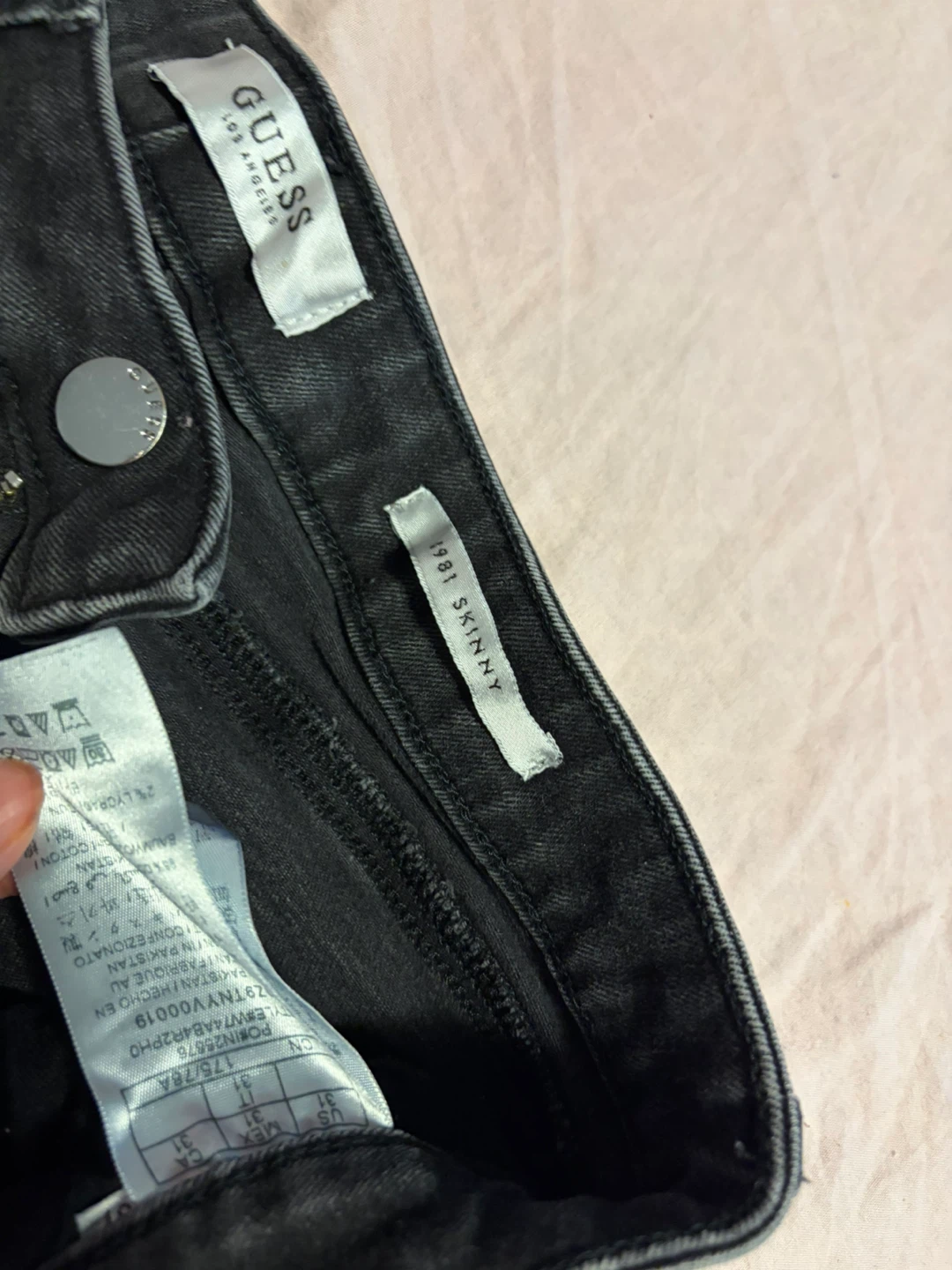 Guess 1981 Skinny Jeans Black - photo 2