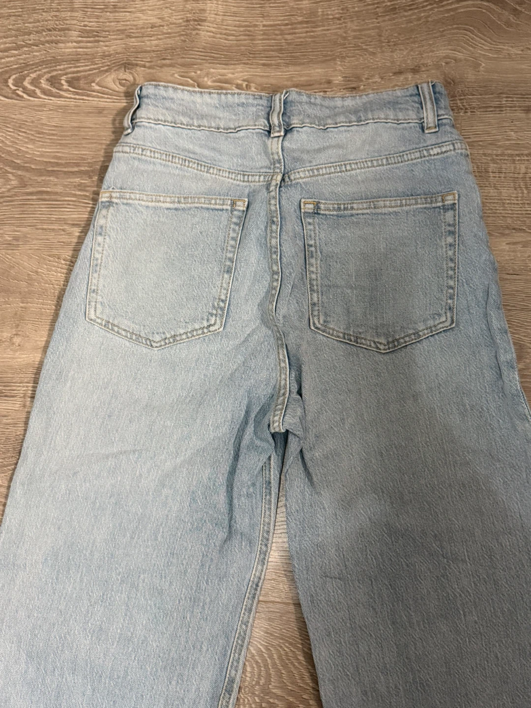H&M Light Wash Wide Leg Jeans - photo 2