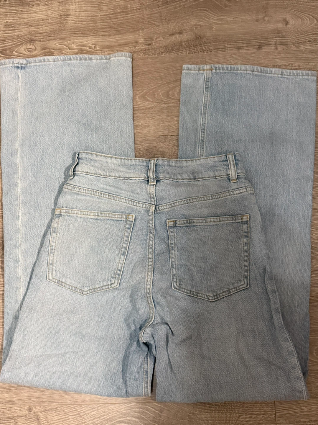 H&M Light Wash Wide Leg Jeans - photo 3