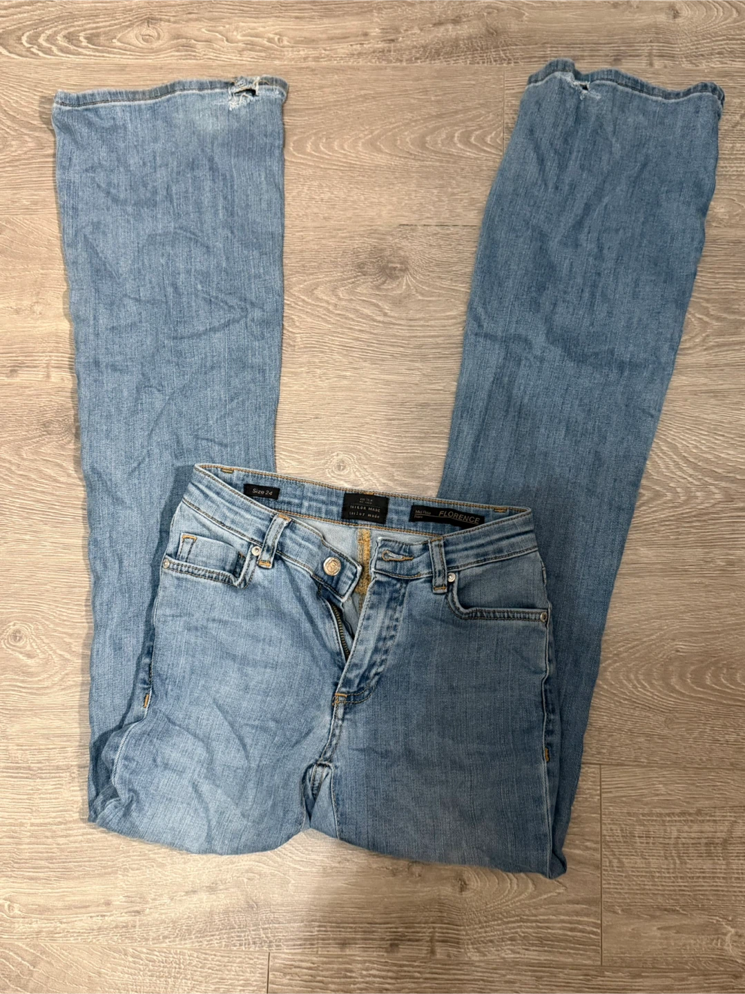 Tailor Made Florence Mid Rise Flare Jeans
