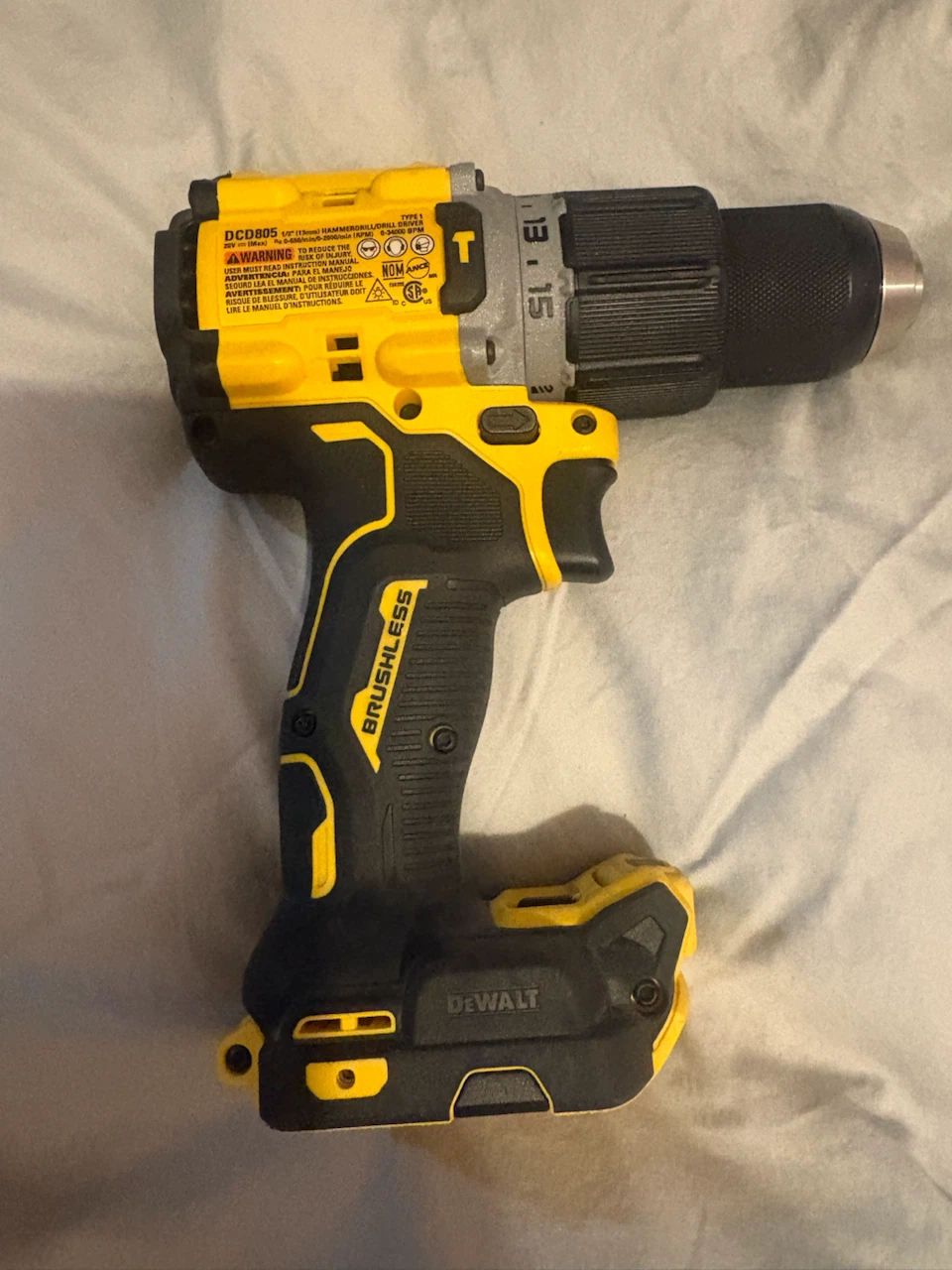 DEWALT 20V XR Brushless Hammer Drill DCD805 - photo 3