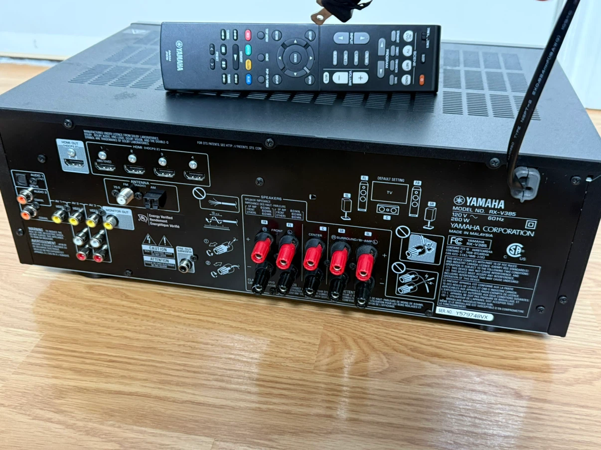 Yamaha RX-V385 AV Receiver - photo 5