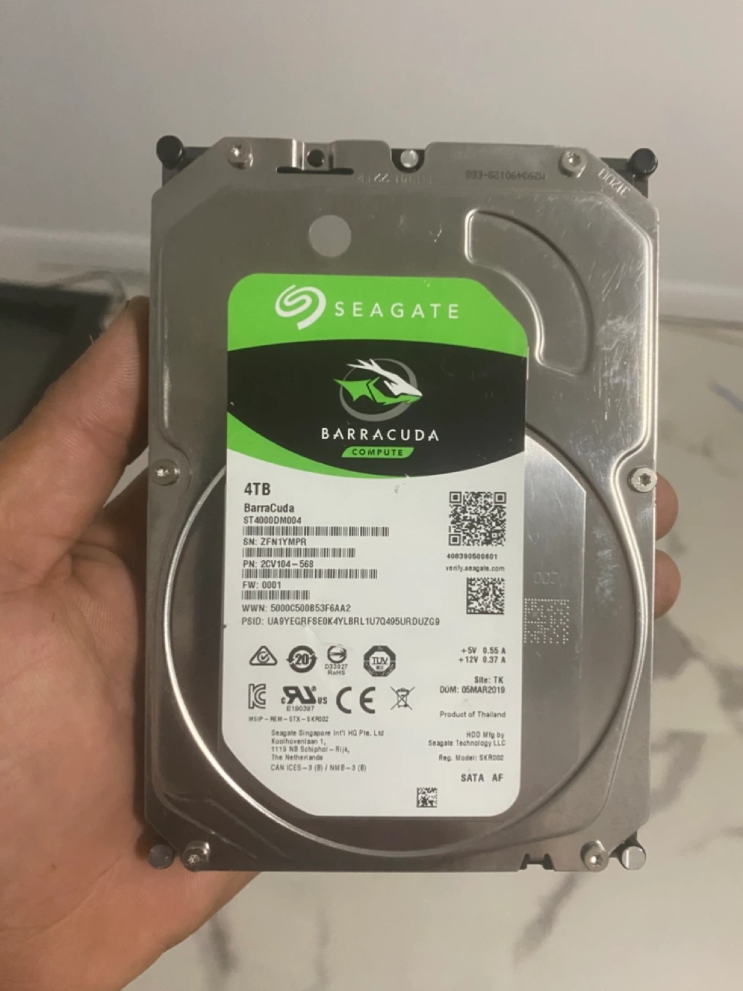 Seagate Barracuda 4TB Internal Hard Drive