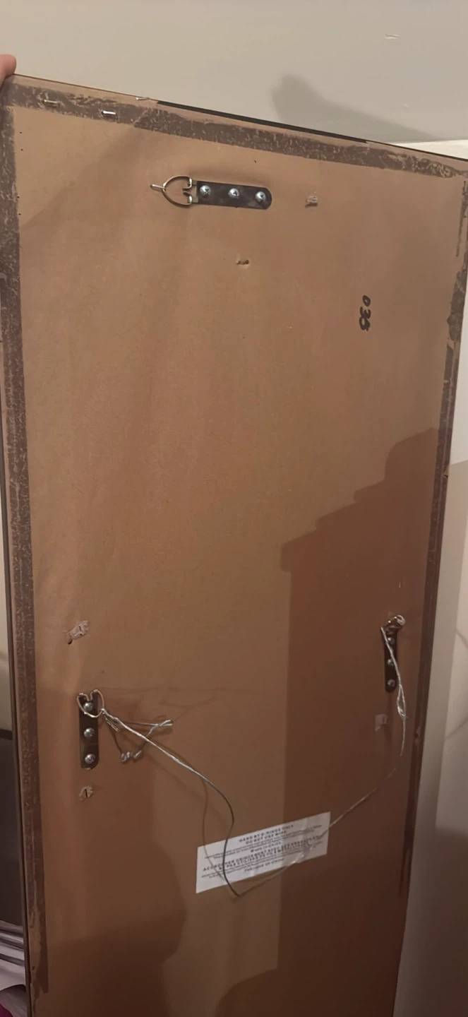 Full-Length Wooden Framed Wall Mirror - photo 2