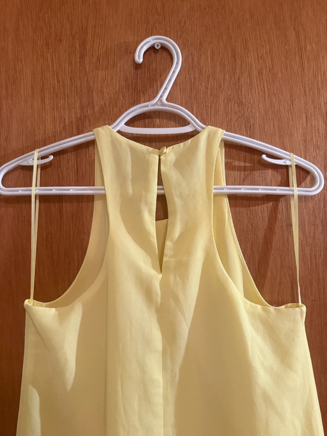 Mango Basics Light Yellow Sleeveless Dress Size XS - photo 4