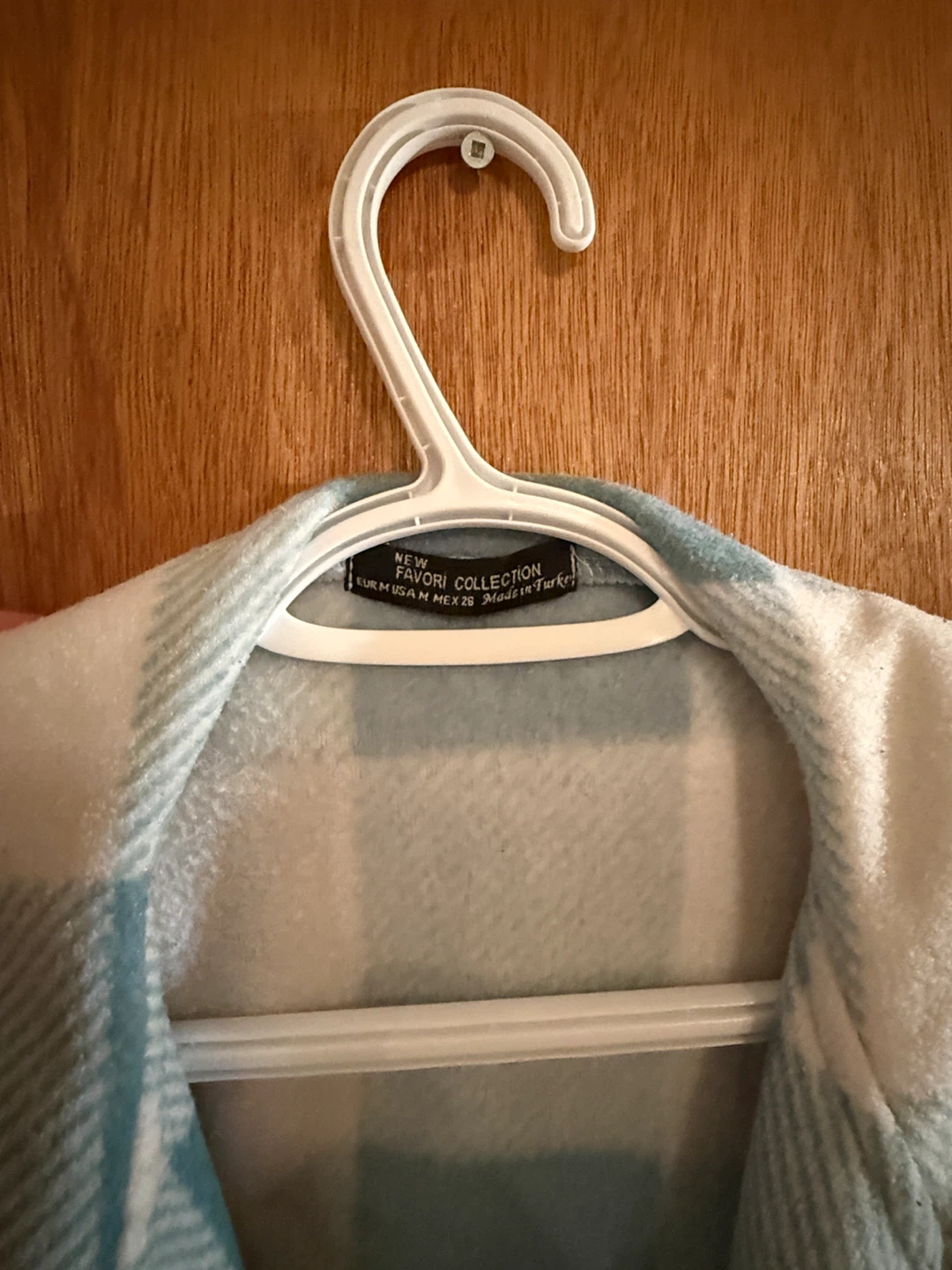 New Favori Collection Plaid Shacket Blue and White - photo 3