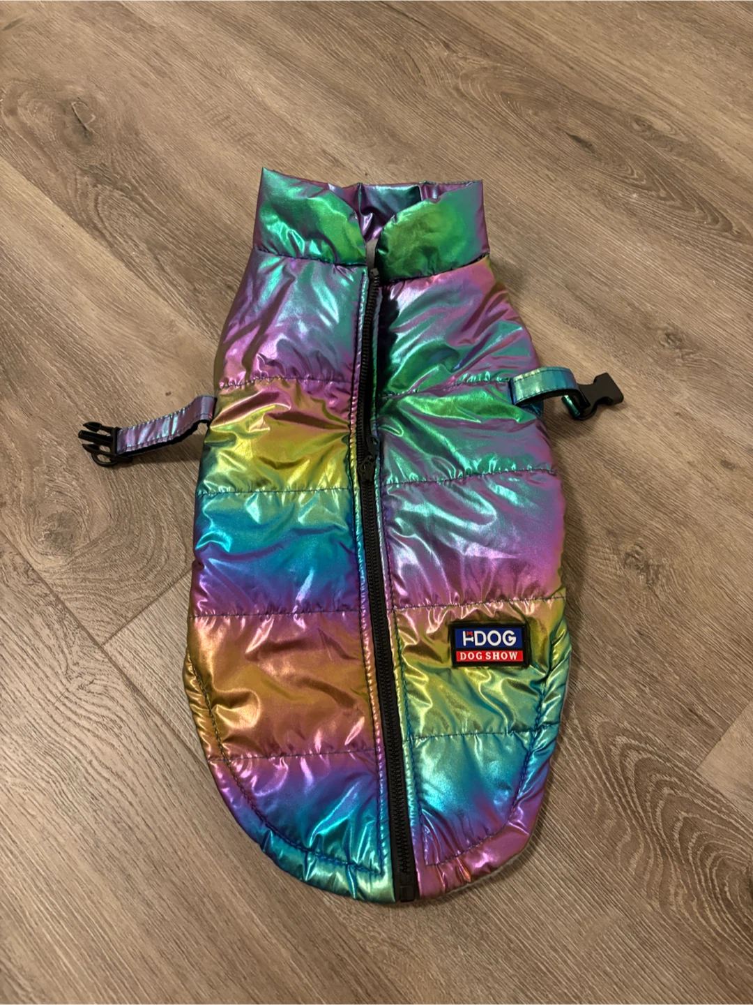 Dog Show Iridescent Puffer Jacket (under 4kg)