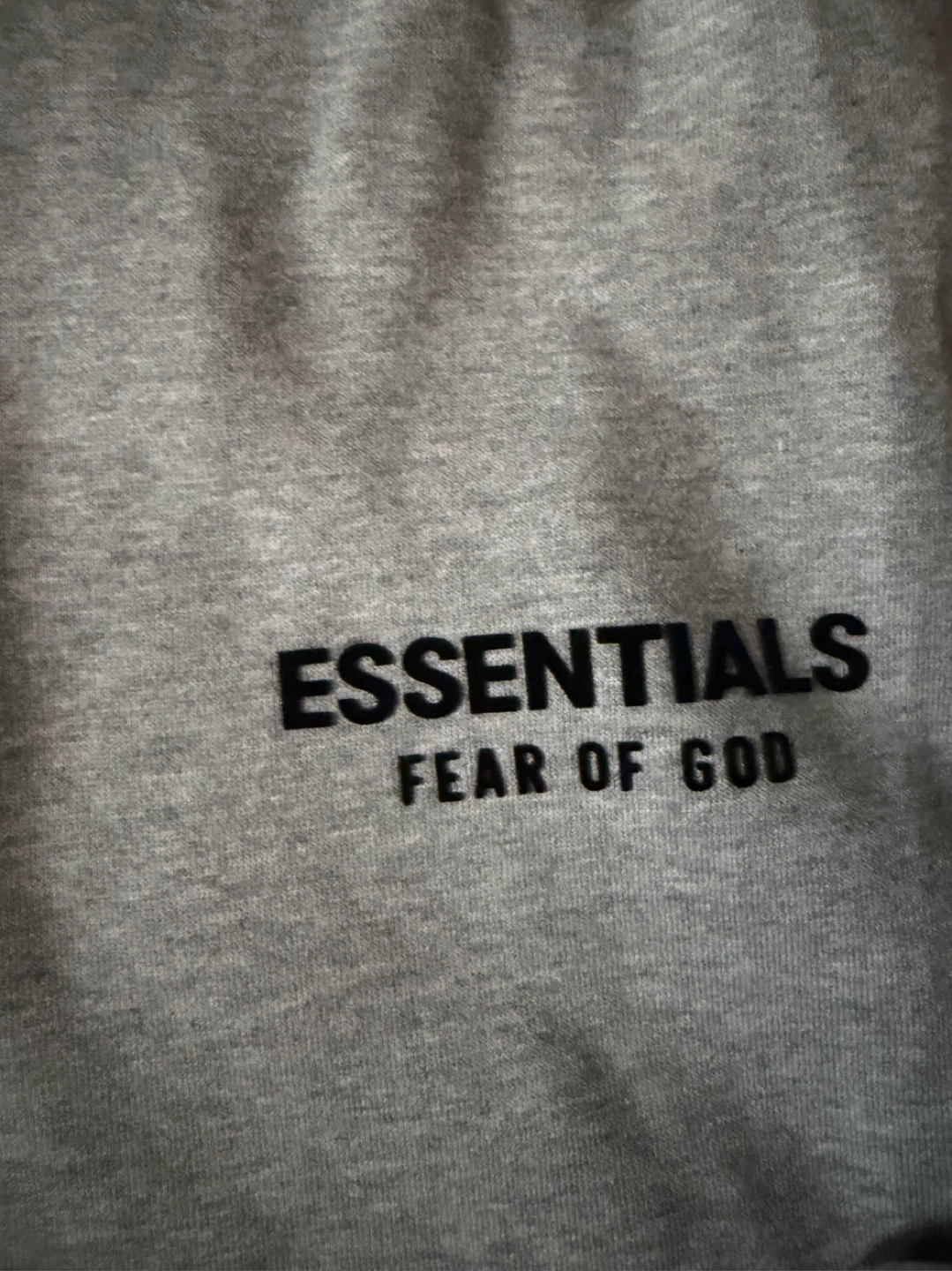 ESSENTIALS Fear of God Hoodie - Grey - Small - photo 5