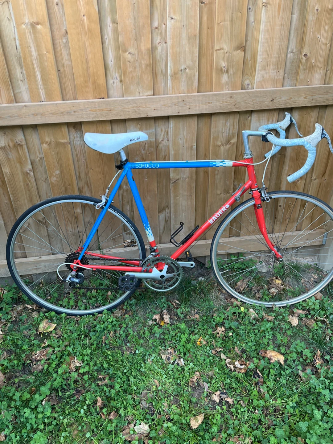 Bauer Sirocco Vintage Antique Red Blue Road Bicycle - photo 2