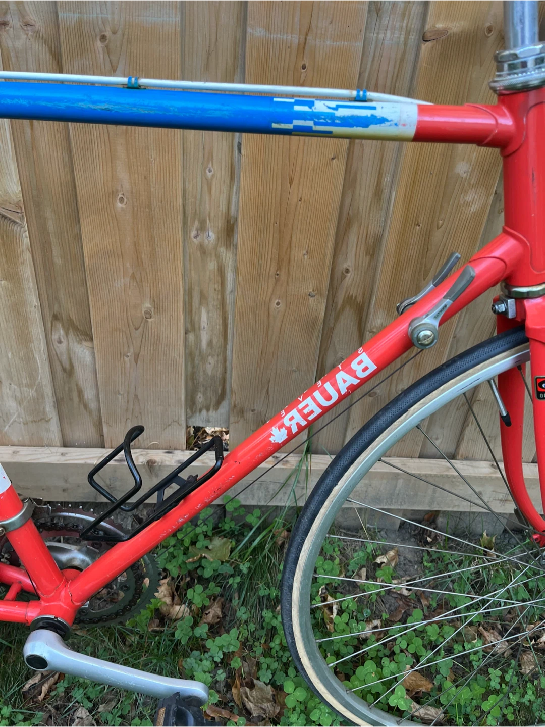 Bauer Sirocco Vintage Antique Red Blue Road Bicycle - photo 4