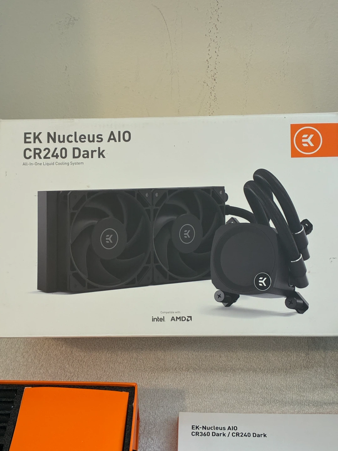 EK Nucleus AIO CR240 Dark Liquid Cooling System - photo 2