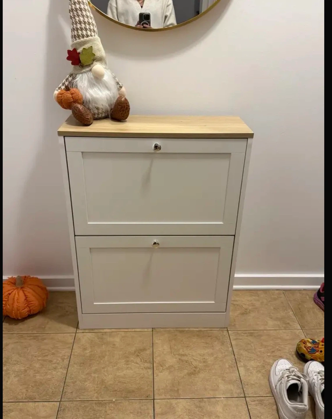 BRAND NEW IN BOX— Two-Tier Shoe Storage Cabinet