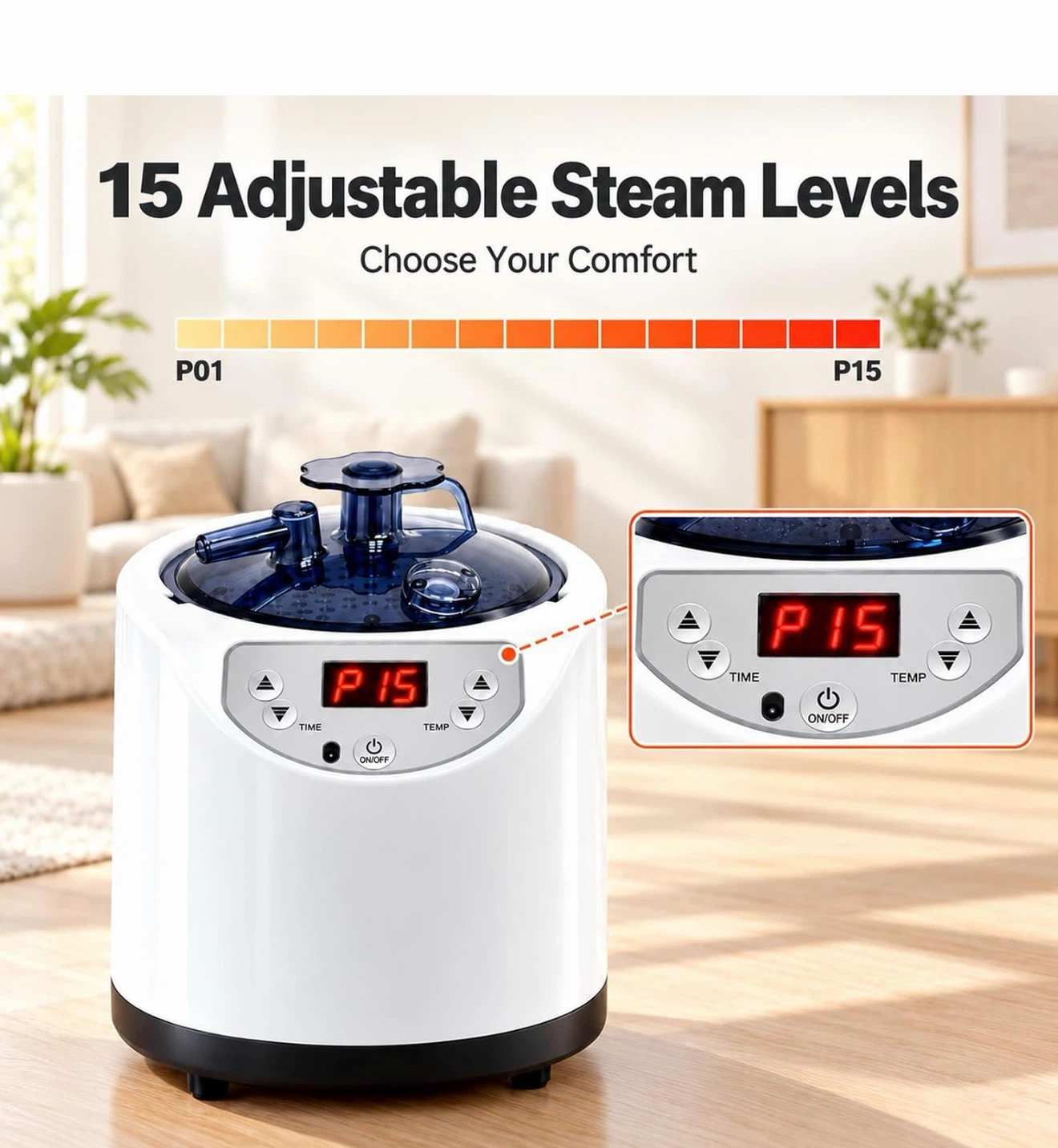 CUEME Portable Home Steam Sauna - photo 5