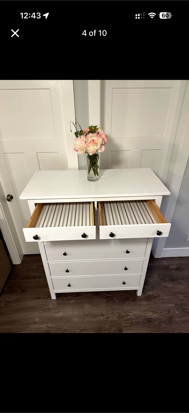 Ikea Hemnes 6-drawer glossy dresser - photo 4