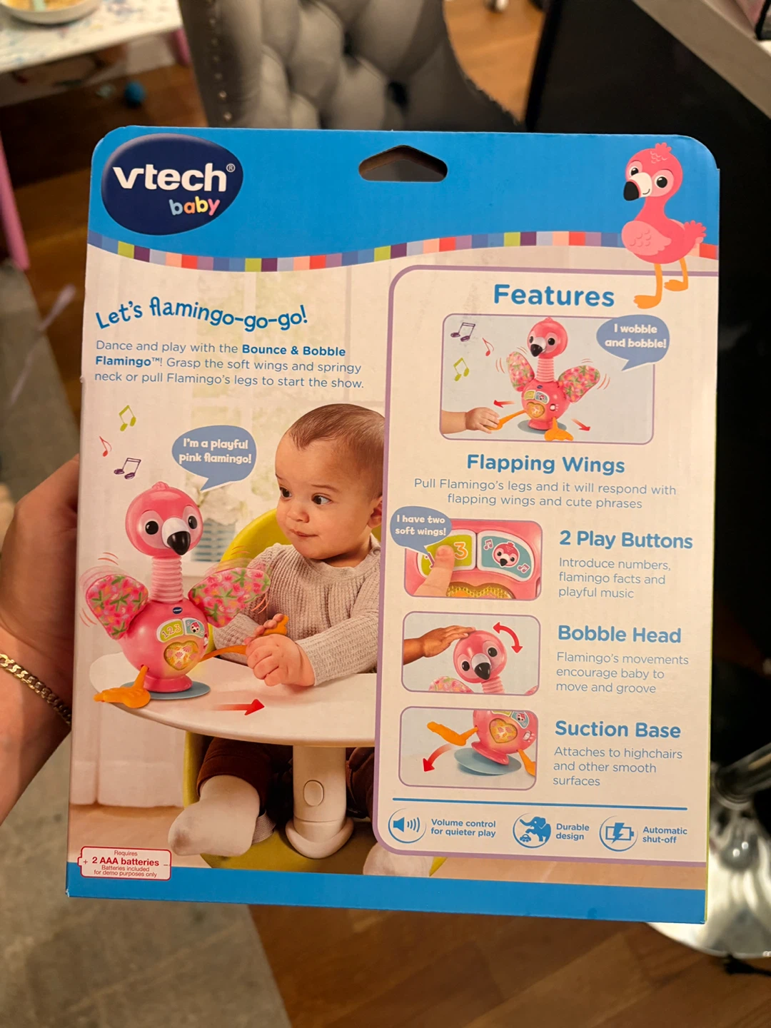 VTech Baby Bounce & Bobble Flamingo Toy - photo 3