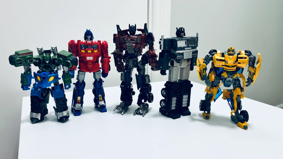 Transformers Action Figures – Lot of 5 – Optimus Prime
