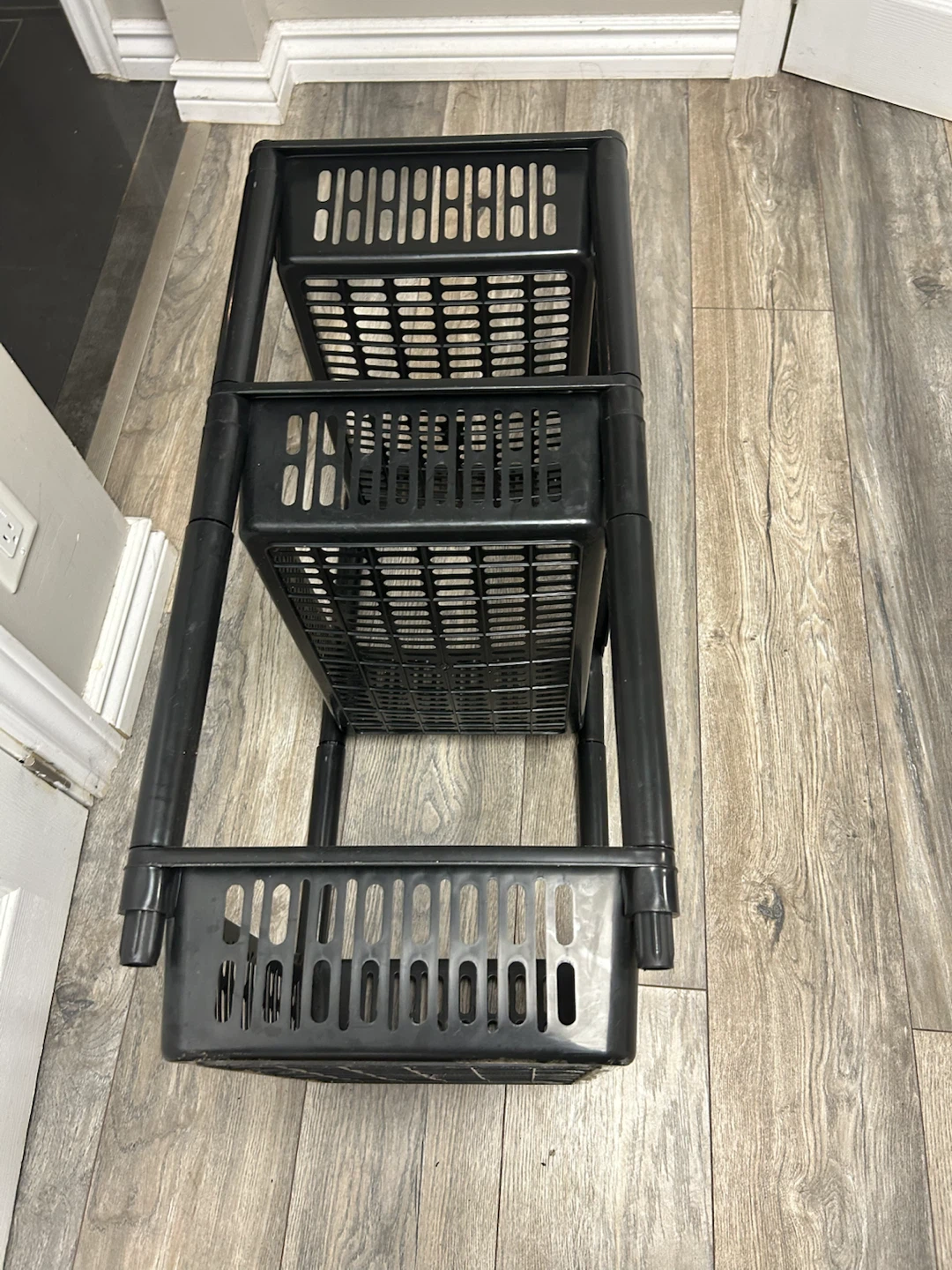 3-Tier Plastic Storage Rack - photo 2