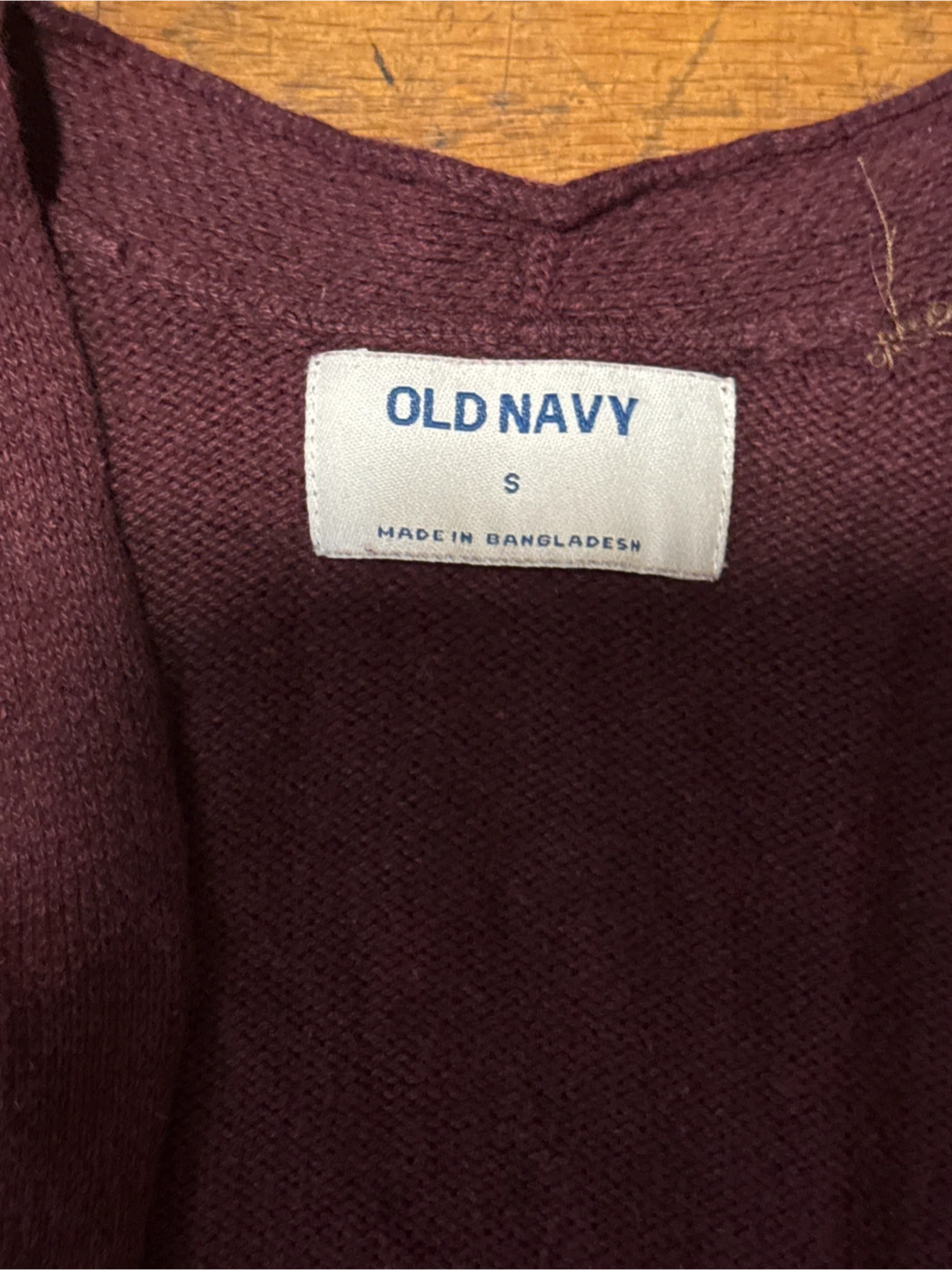 Size Small Long Burgundy Cardigan - photo 2