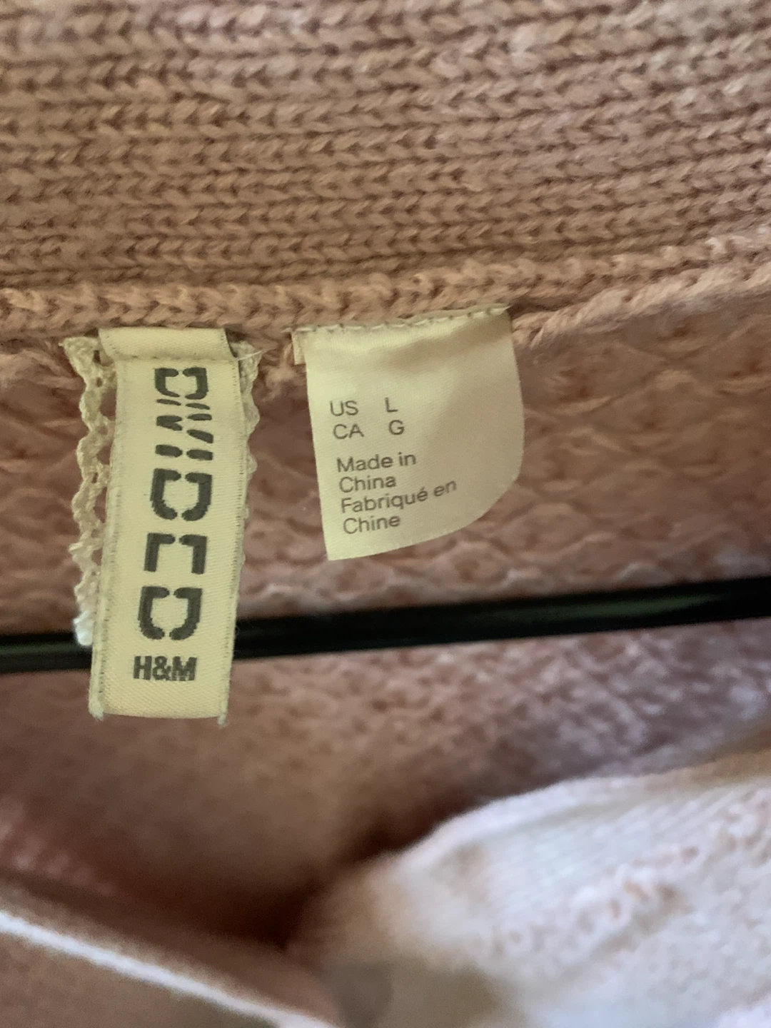 H&M Divided Pink Knit Cardigan - photo 2