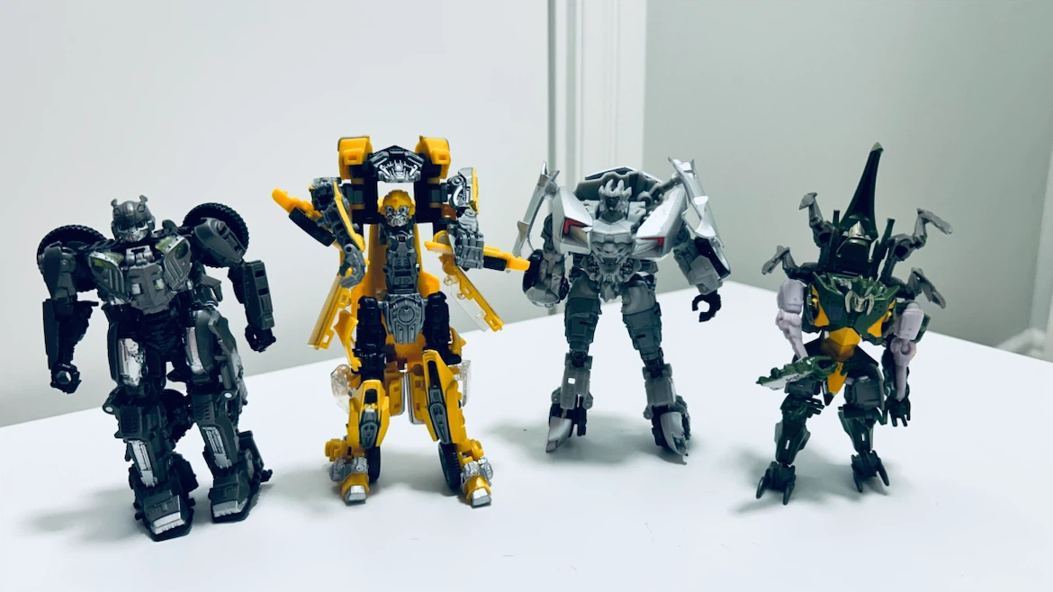 Transformers Action Figures – Lot of 4 – Bumblebee – Sold As Is