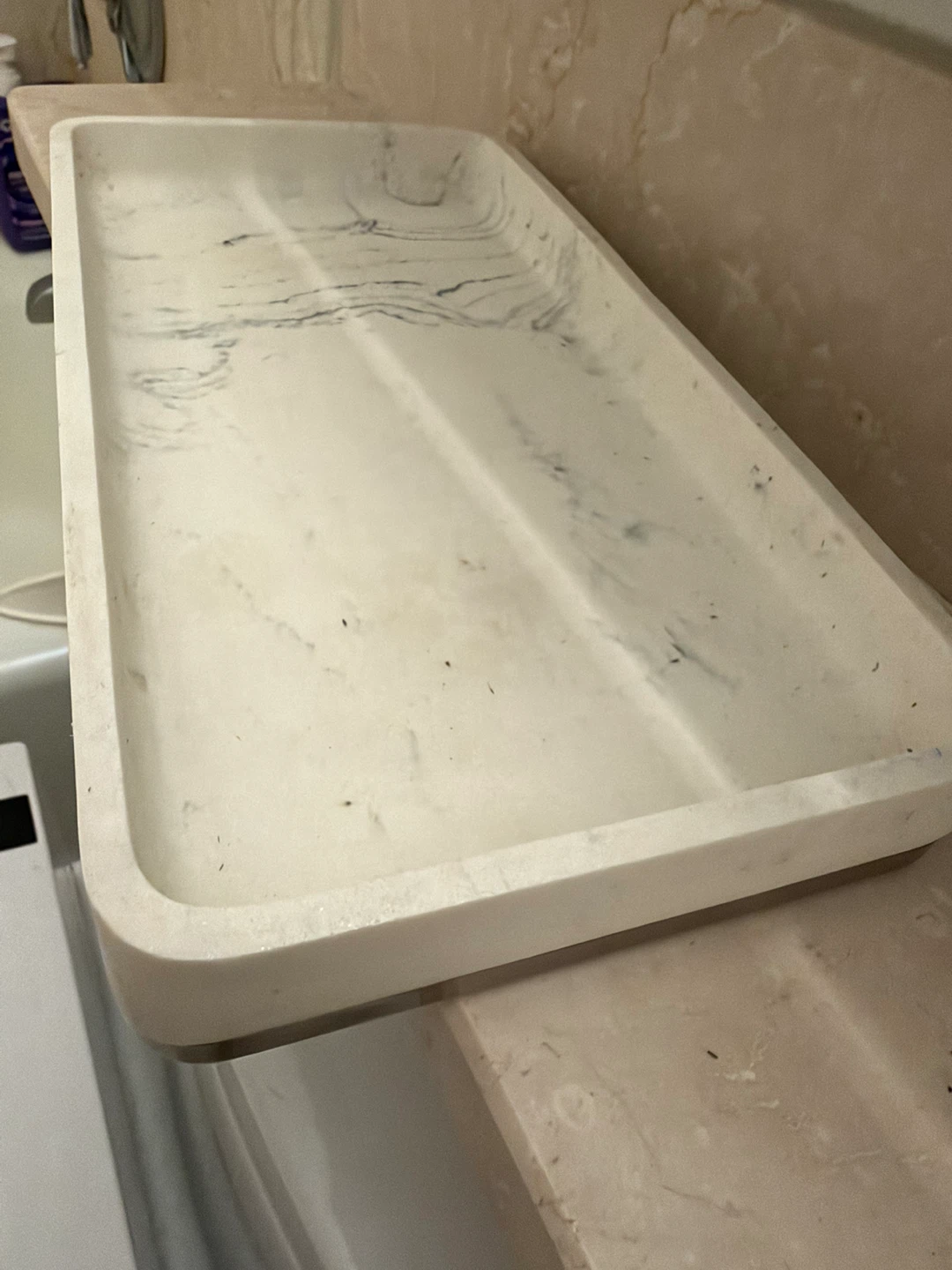 Sonoma Faux Marble Vanity Tray - photo 2