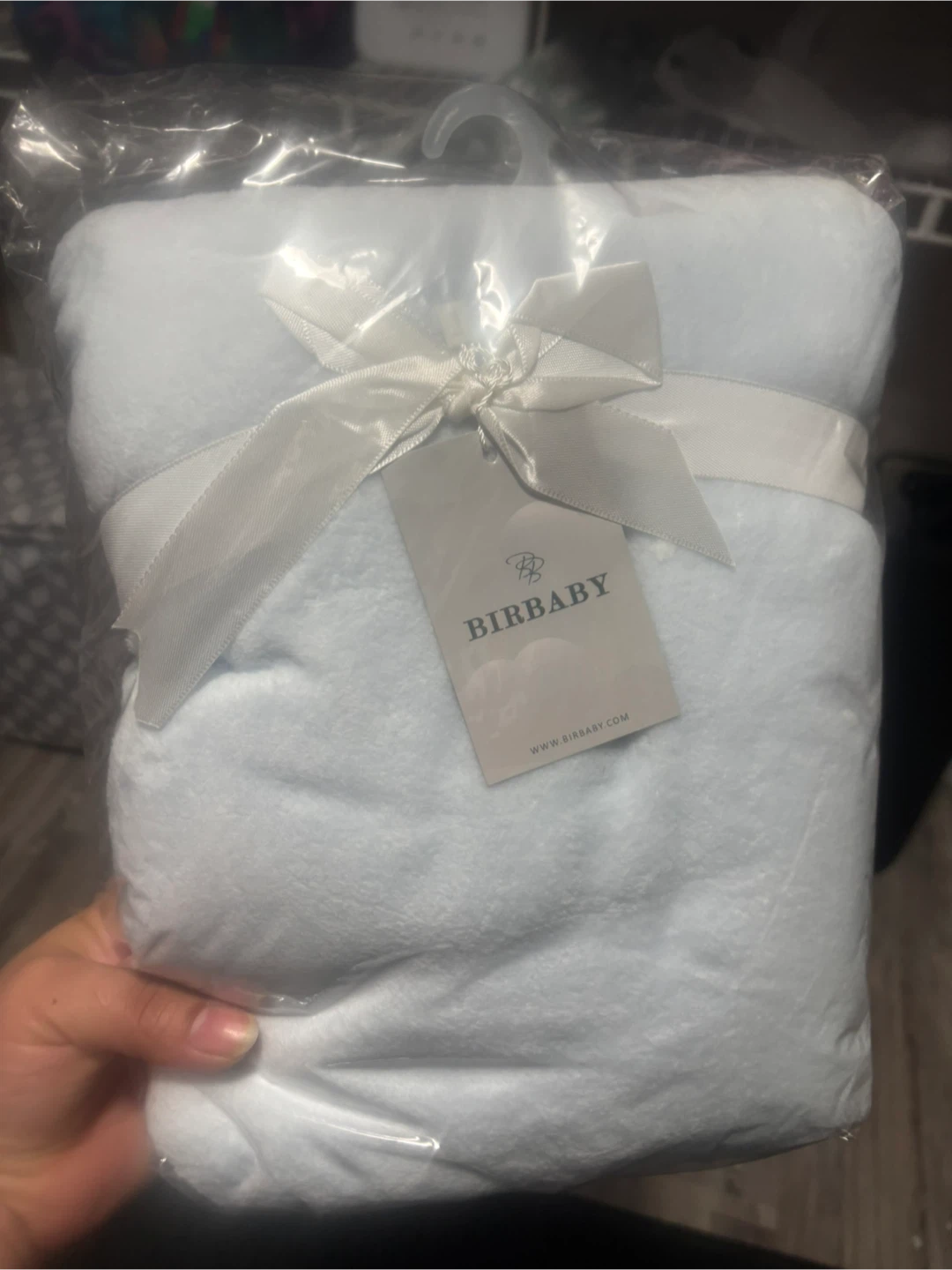Birbaby Baby Blanket - Light Blue - photo 3
