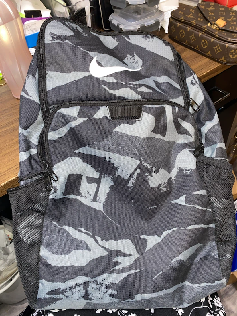 Nike camo backpack