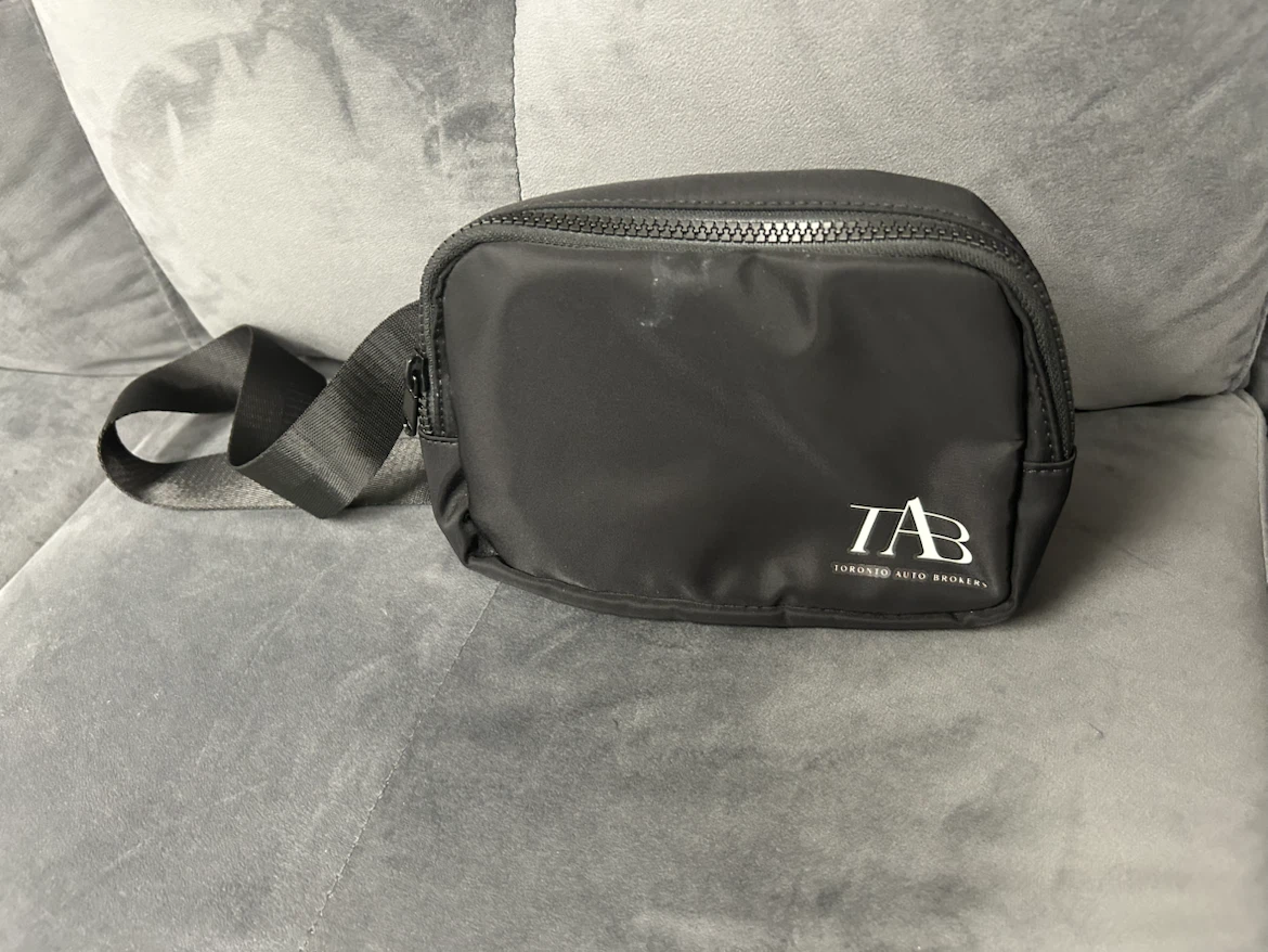 Toronto Auto Brokers Black Crossbody Bag