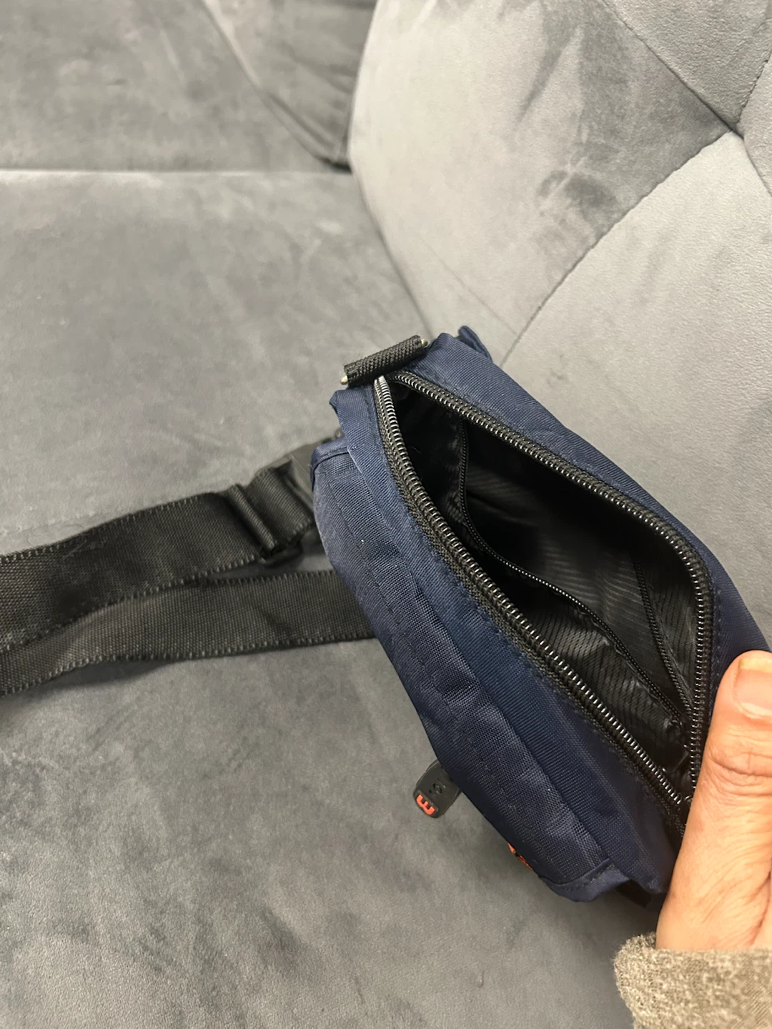 Yousheng Navy Blue Crossbody Bag - photo 3