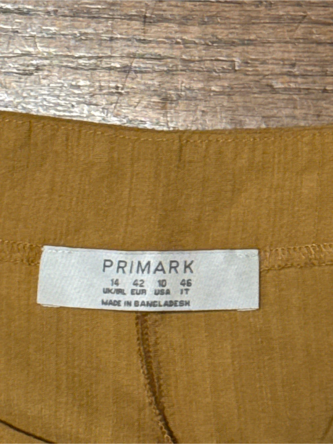 Size 10 Mustard Yellow Wrap Shorts - photo 3