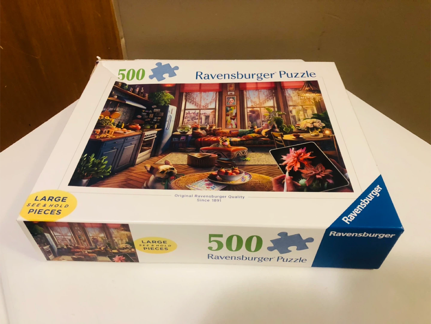 NEW Ravensburger Cozy Boho Studio 500 Piece Puzzle