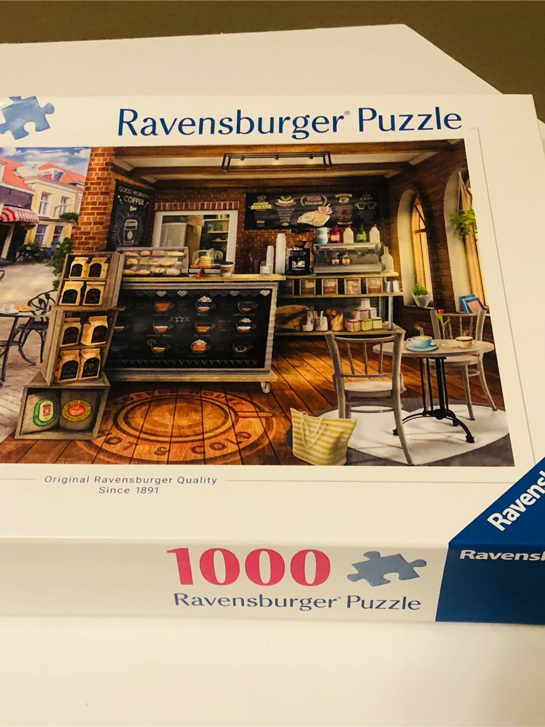 NEW Ravensburger Coffee Shop 1000-Piece Puzzle - photo 2