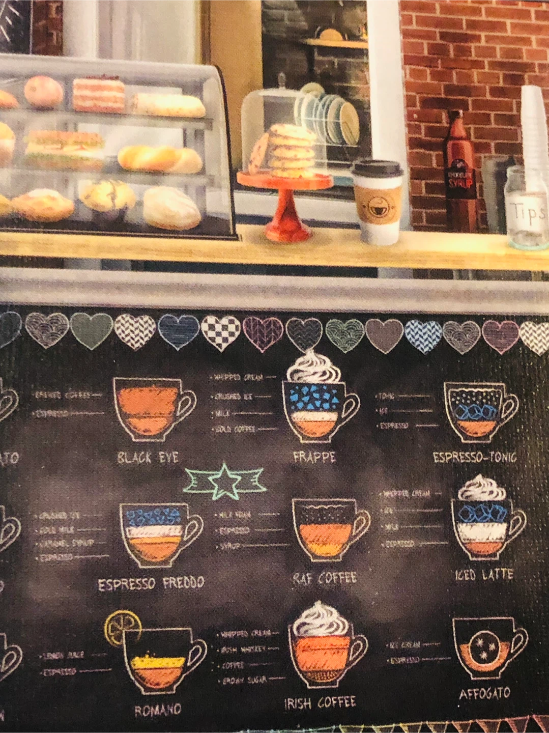 NEW Ravensburger Coffee Shop 1000-Piece Puzzle - photo 5
