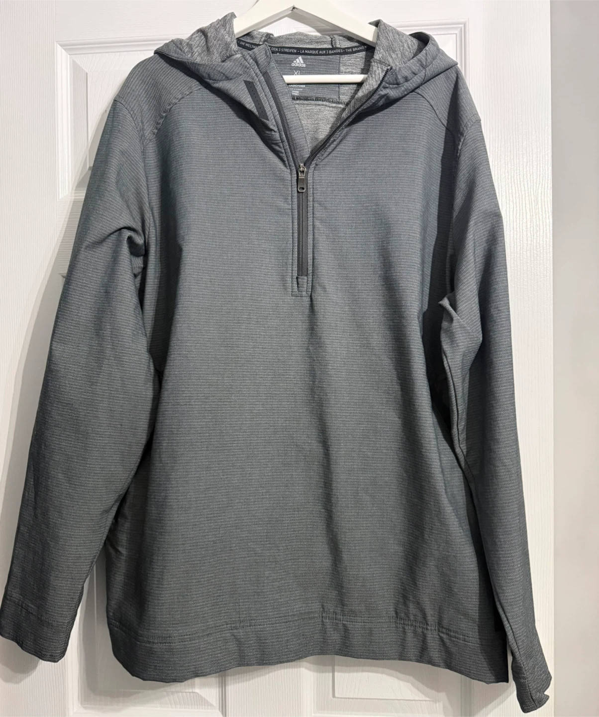 Adidas Adicross Quarter-Zip Hoodie Grey - photo 2
