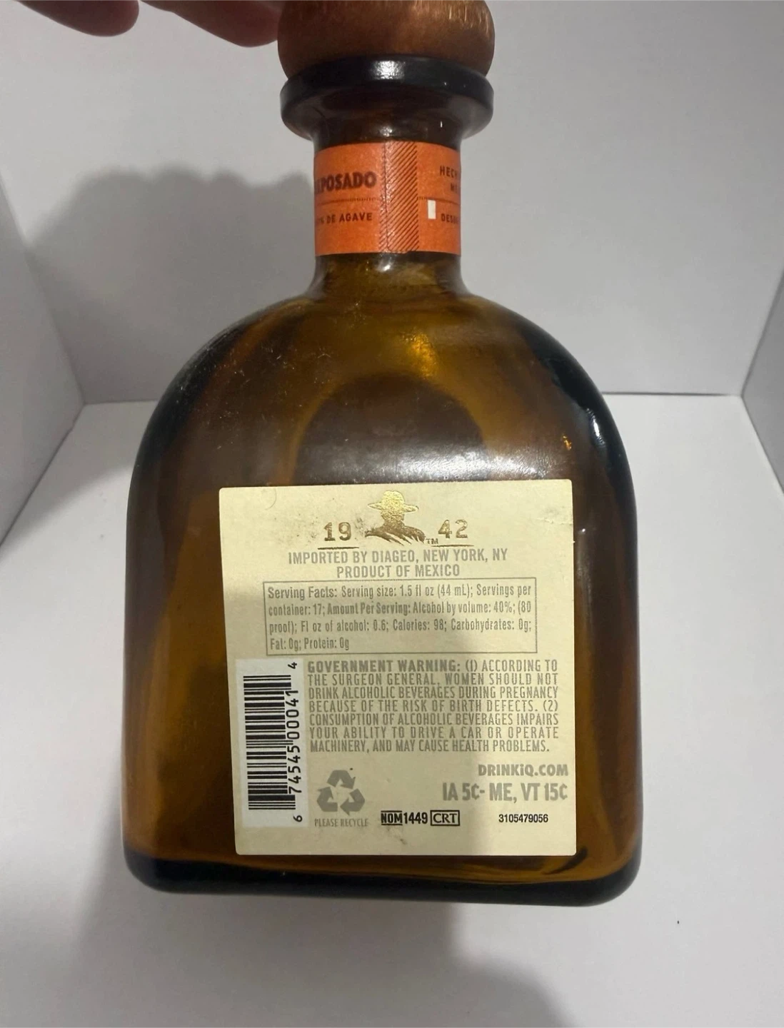 Don Julio Reposado Tequila Bottle - photo 2