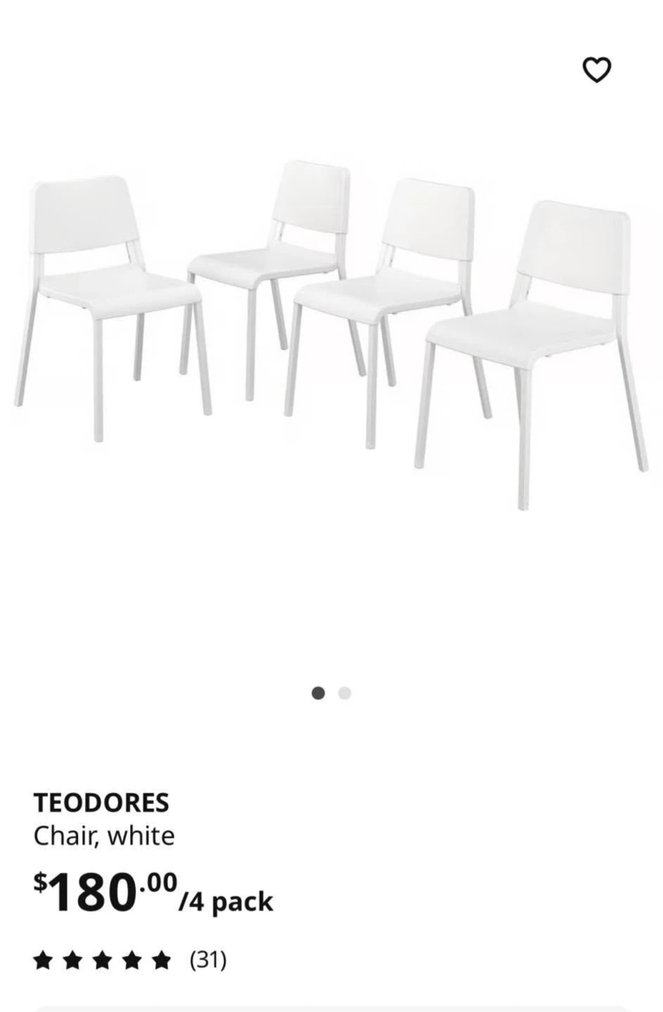 Delivery Available,IKEA Dining Table and 4 Chairs - photo 3
