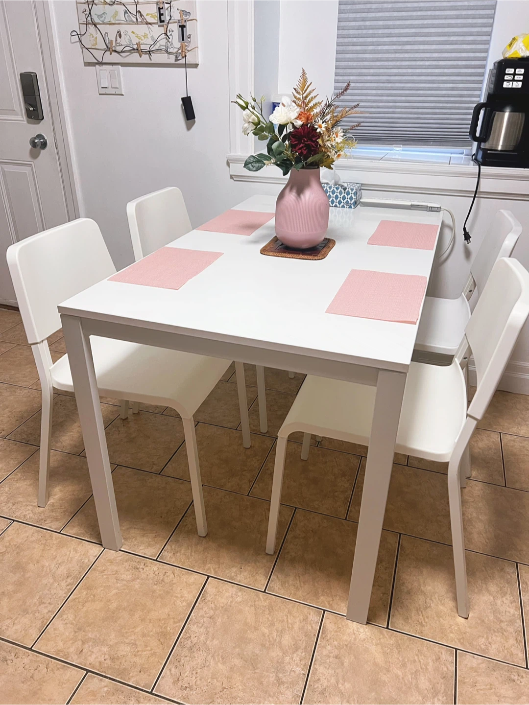 Delivery Available,IKEA Dining Table and 4 Chairs