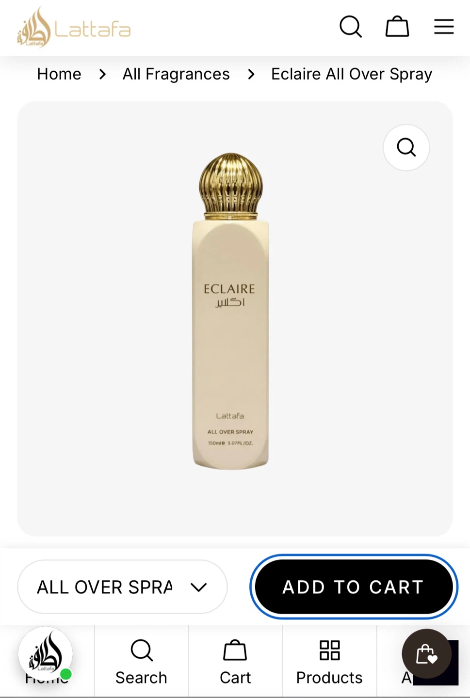 Lattafa Eclaire All Over perfume Spray 150ml - photo 2