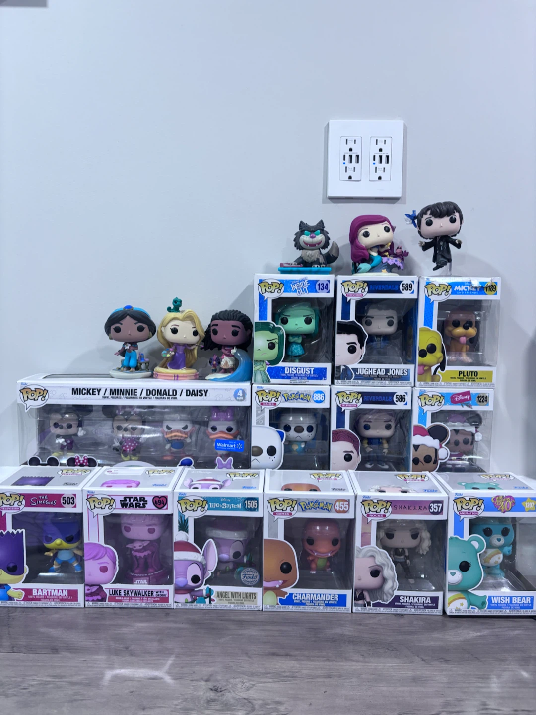 Collection of Funko Pop Figures