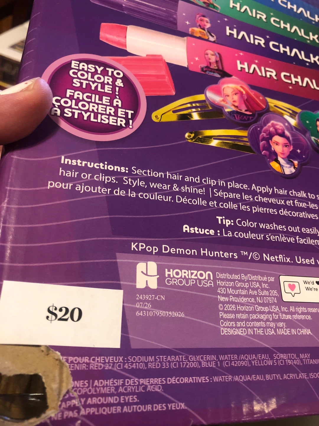 NEW K-Pop Demon Hunters Sparkle Hair Studio - photo 3