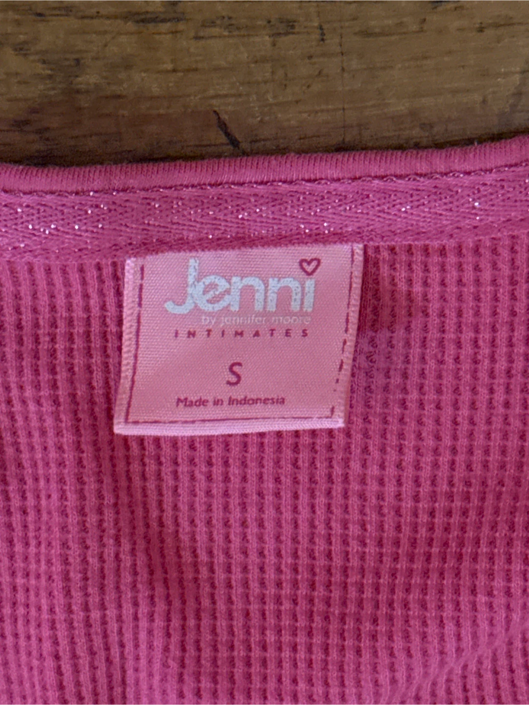 Size Small Pink Henley PJ Shirt - photo 2
