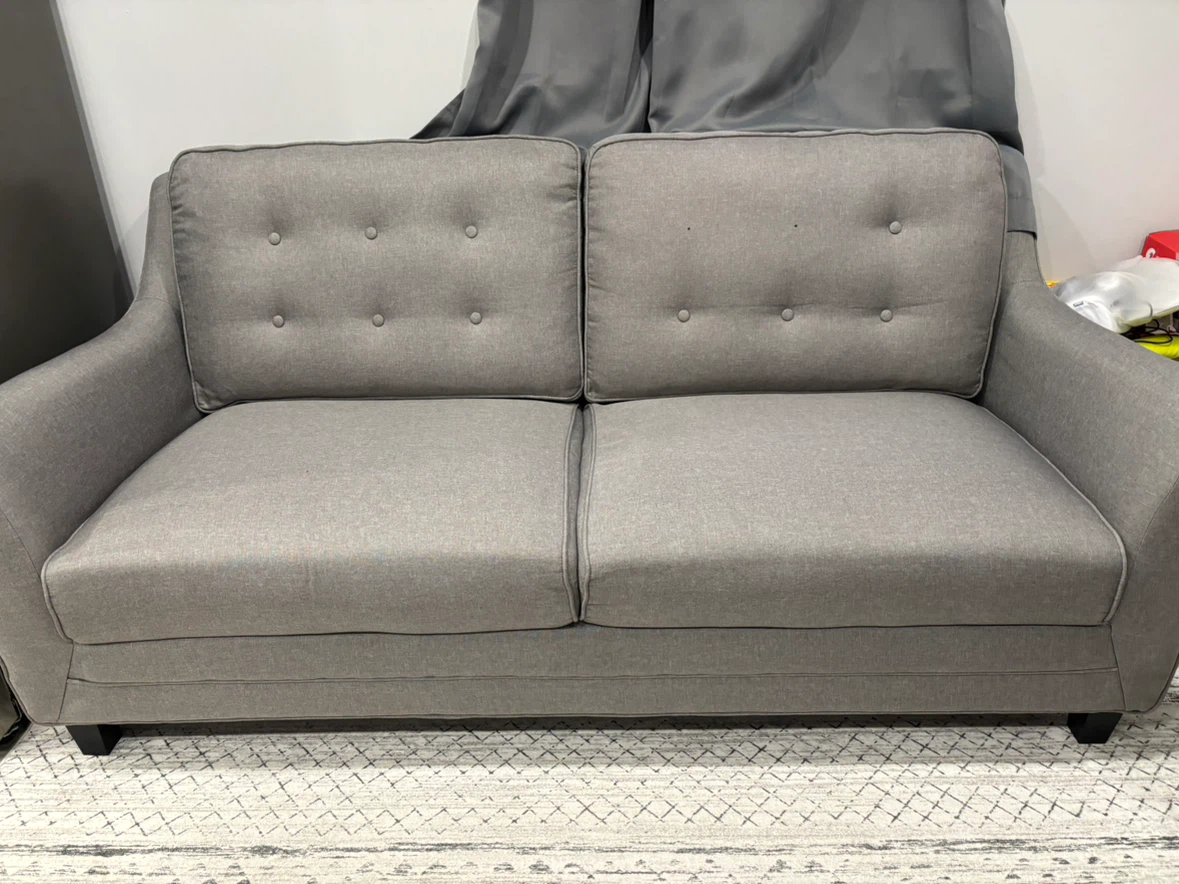 light grey 2-seater sofa - The Brick