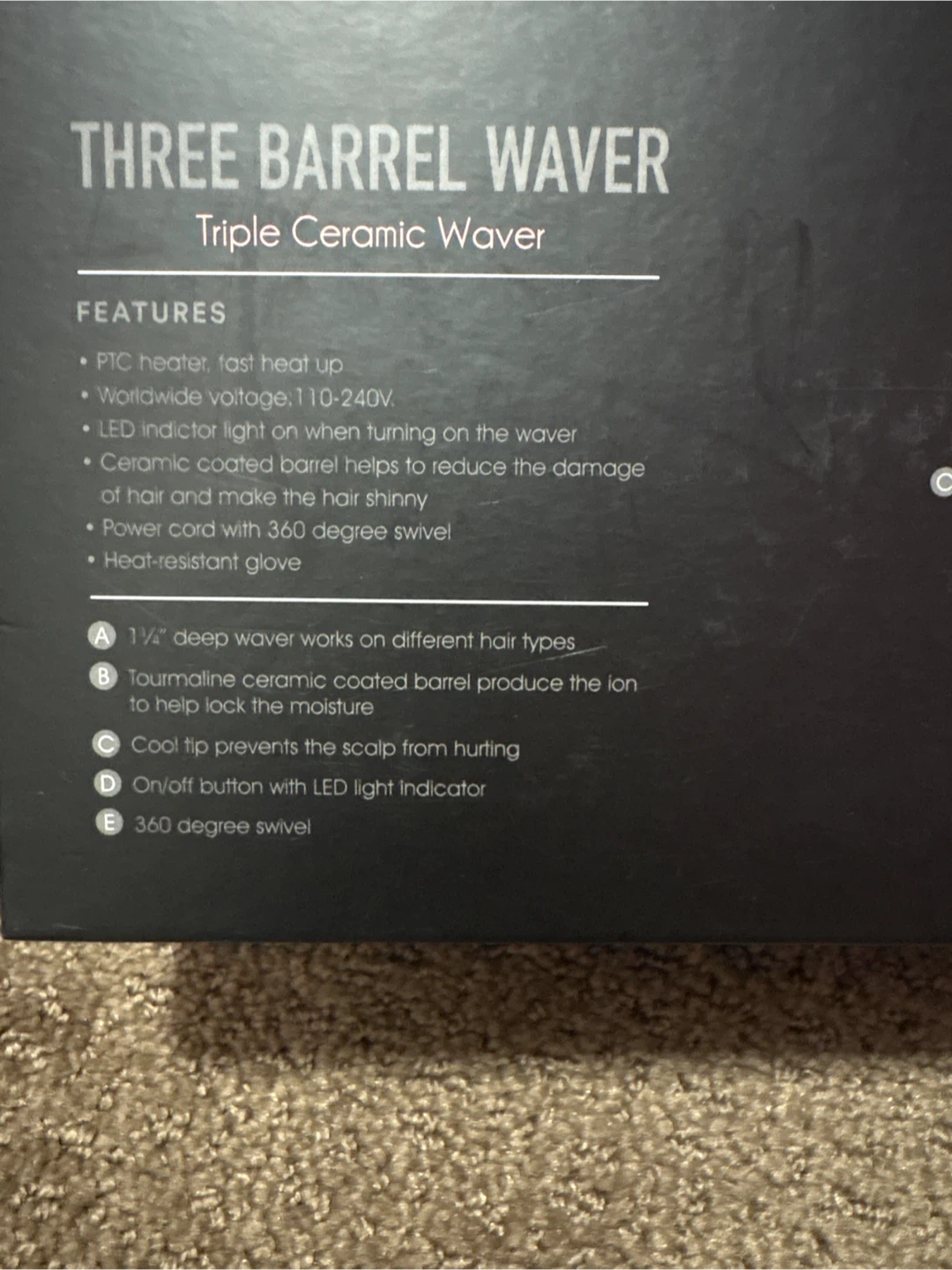 GEM Three Barrel Waver Triple Ceramic - photo 3