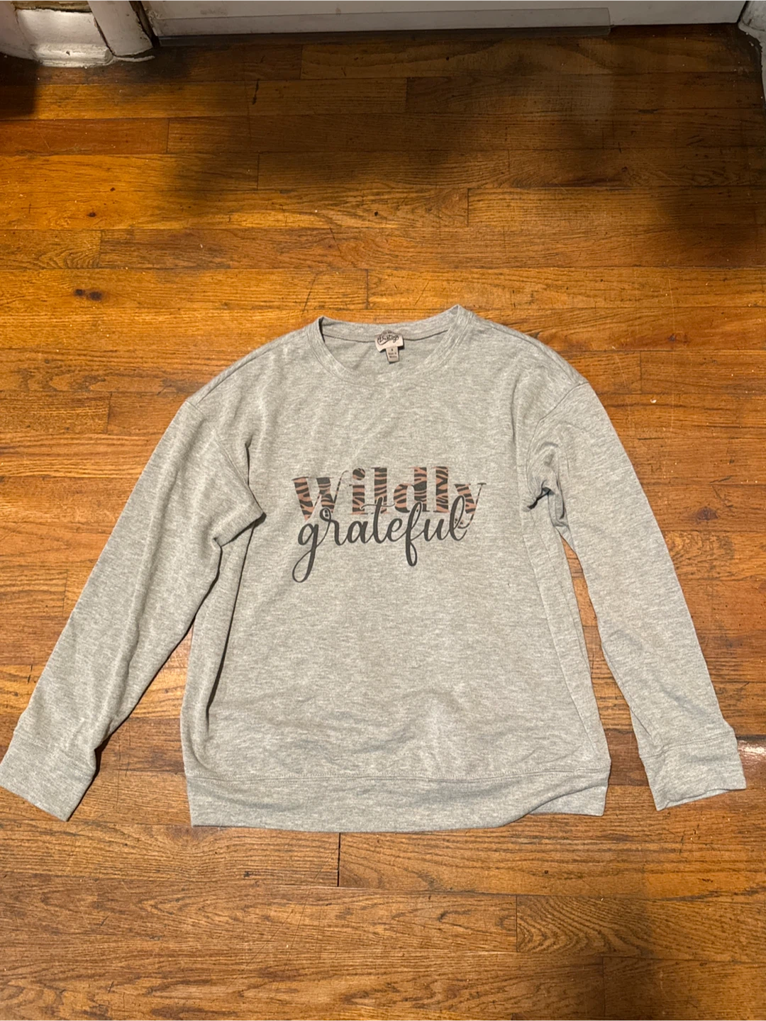 Size Small Gray Sweatshirt